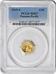 1915-S Panama-Pacific Commemorative $1 Gold  PCGS