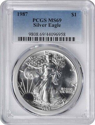 1987 American  Eagle  PCGS Mint State 69
