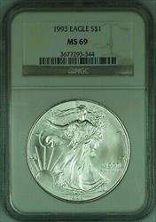1993 American  Eagle ASE $1  NGC