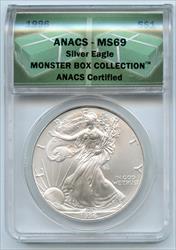 1996 American Eagle 1 oz   ANACS Monster Box Collection  CA601