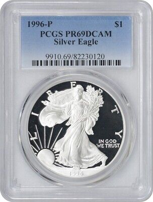 1996 P American  Eagle  DCAM PCGS Proof 69 Deep Cameo