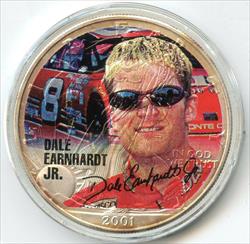 2001 Dale Earnhardt Jr American Eagle 1 oz    NASCAR Ounce BX945