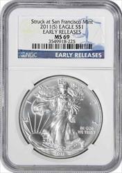 2011 (S) American  Eagle  Early Release NGC