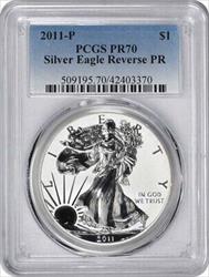 2011 P American  Eagle  25th Anniversary Reverse PCGS