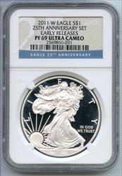 2011 W American Eagle 1 oz   NGC Ultra Cameo Early Release CC86