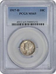 1917 D Mercury  Dime PCGS