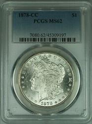 1878 CC Morgan   $1  PCGS Better   (40)