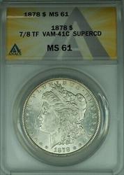 1878 Morgan   $1  ANACS VAM 41C SUPERCD (26)