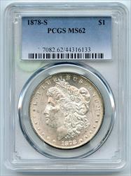 1878 S Morgan   PCGS Certified  San Francisco Mint  CC179
