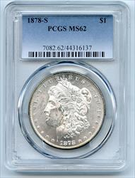 1878 S Morgan   PCGS Certified  San Francisco Mint  CC181