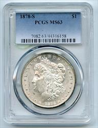 1878 S Morgan   PCGS Certified  San Francisco Mint  CC182