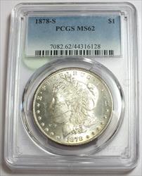 1878 S Morgan   PCGS Certified  San Francisco Mint  CC241