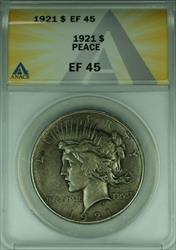 1921 Peace   S$1 ANACS  (45B)