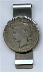 1922 Peace   Money Clip US  $1 Vintage  JN853