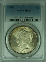 1922 Peace   S$1 PCGS w/Toning (40)