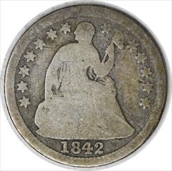 1842 O Liberty Seated  Half Dime G Uncertified #1108