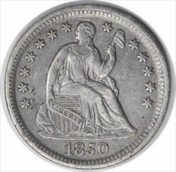 1850 Liberty Seated  Half Dime AU Uncertified #1024