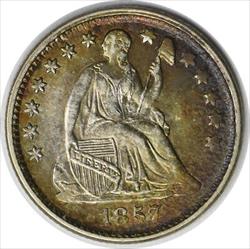 1857 Liberty Seated  Half Dime AU Uncertified #151