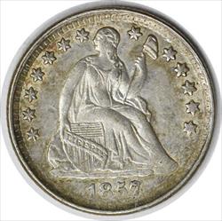 1857 Liberty Seated  Half Dime AU Uncertified #156