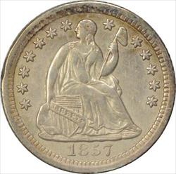 1857 O Liberty Seated  Half Dime AU Uncertified #121