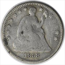 1858/Inverted Date Liberty Seated  Half Dime G Uncertified #250