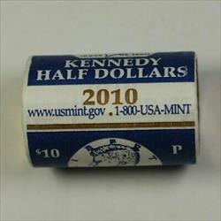 2010 P US Kennedy Half  50c Roll Original Mint Wrapping OBW BU