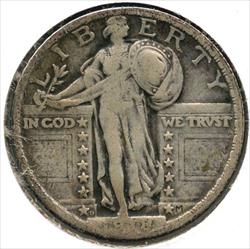 1918 D Standing Liberty  Quarter  Denver Mint  CC390