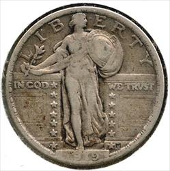1919 Standing Liberty  Quarter  Philadelphia Mint  CC383