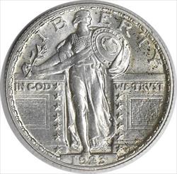 1923 Standing Liberty  Quarter Choice BU Uncertified #1255