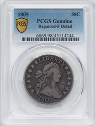 1805 50C MS Genuine PCGS Secure Early Half Dollars Genuine PCGS FR2