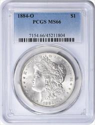 1884-O Morgan Silver Dollar MS66 PCGS