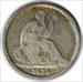 1838-O/O Liberty Seated Silver Dime RPM1 F Uncertified #229