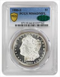 1880-S $1 PCGS MS66DMPL + CAC Morgan Dollar