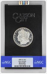 1883-CC $1 NGC MS64 DPL Morgan Dollar