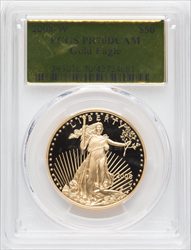 2008-W $50 One-Ounce Gold Eagle PR DC Modern Bullion Coins PCGS MS70