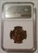 Great Britain Victoria 1862 1/2 Penny MS64 BN NGC