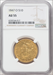 1847-O $10 MS Liberty Eagles NGC AU55