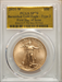 2021-W One-Ounce Gold Eagle Type Two Burnished FDI MS Modern Bullion Coins PCGS MS70