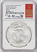 2014-(S) S$1 Silver Eagle First Strike MS Modern Bullion Coins NGC MS70