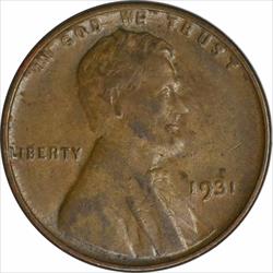1931-P Lincoln Cent EF Uncertified