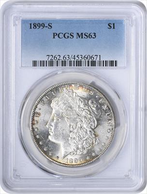 1899-S Morgan Silver Dollar MS63 PCGS