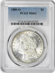 1880-O Morgan Silver Dollar MS63 PCGS