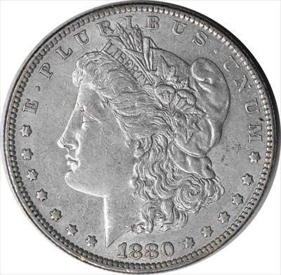 1880-O Morgan Silver Dollar EF Uncertified