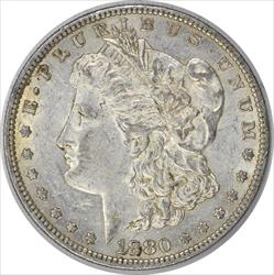 1880-O Morgan Silver Dollar AU58 Uncertified #322