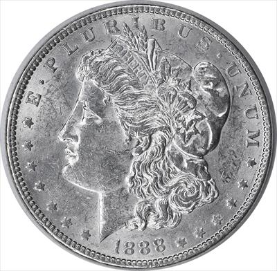 1888 Morgan Silver Dollar AU Uncertified