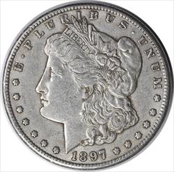 1897-S Morgan Silver Dollar EF Uncertified