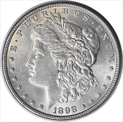 1898 Morgan Silver Dollar MS63 Uncertified