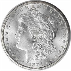 1901-O Morgan Silver Dollar MS63 Uncertified