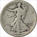 1917-S Walking Liberty Silver Half Dollar Reverse VG Uncertified