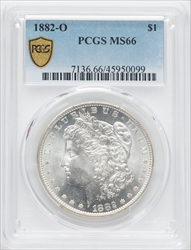 1882-O S$1 PCGS Secure Morgan Dollars PCGS MS66